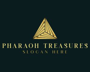 Elegant Luxe Pyramid logo design