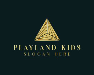 Elegant Luxe Pyramid logo design