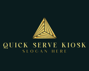 Elegant Luxe Pyramid logo design