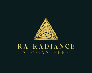 Elegant Luxe Pyramid logo design