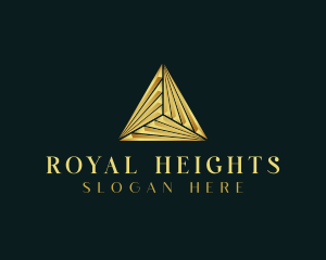 Elegant Luxe Pyramid logo design