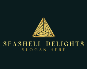 Elegant Luxe Pyramid logo design