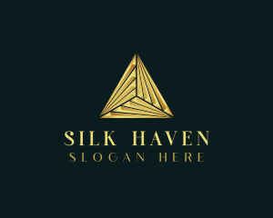 Elegant Luxe Pyramid logo design