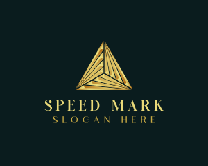 Elegant Luxe Pyramid logo design