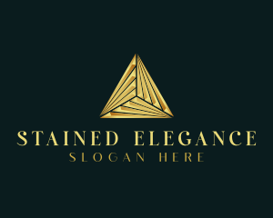 Elegant Luxe Pyramid logo design