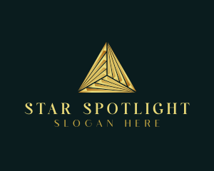 Elegant Luxe Pyramid logo design