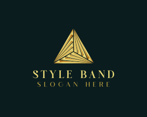 Elegant Luxe Pyramid logo design