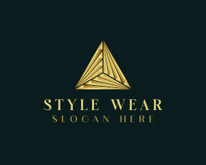 Elegant Luxe Pyramid logo design