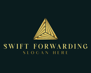 Elegant Luxe Pyramid logo design