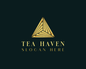 Elegant Luxe Pyramid logo design