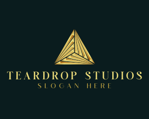 Elegant Luxe Pyramid logo design