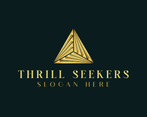 Elegant Luxe Pyramid logo design