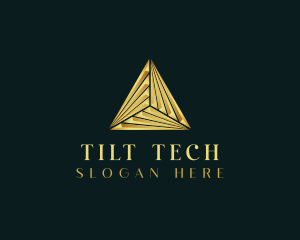 Elegant Luxe Pyramid logo design