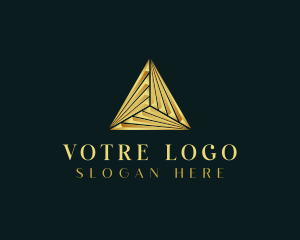 Pr - Elegant Luxe Pyramid logo design