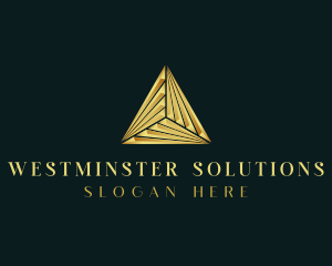 Elegant Luxe Pyramid logo design