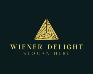 Elegant Luxe Pyramid logo design