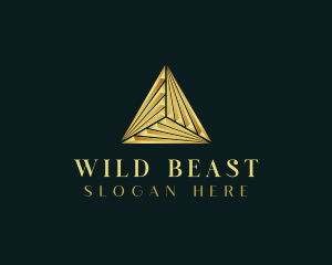 Elegant Luxe Pyramid logo design