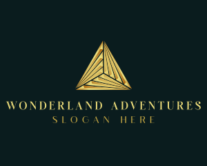 Elegant Luxe Pyramid logo design