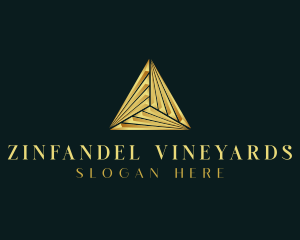 Elegant Luxe Pyramid logo design