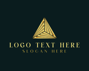 Triangle - Elegant Luxe Pyramid logo design