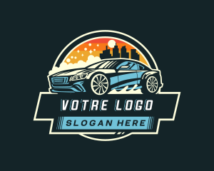 Driving - Car Wash Vehicle Detailing logo design
