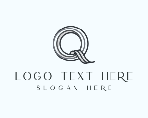 Wedding Planner - Fashion Boutique Letter Q logo design