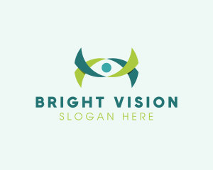 Pupil - Ribbon Eye Vision logo design