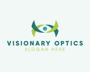 Optometry - Ribbon Eye Vision logo design