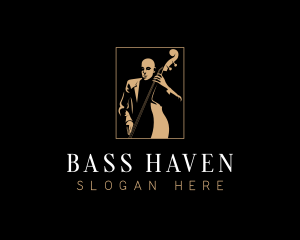Bass - Bass Instrument Musician logo design