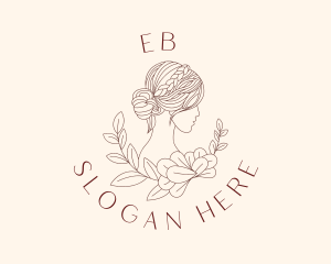 Flower - Floral Hair Salon logo design