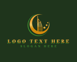 Premium - Dubai Luxury Tower logo design