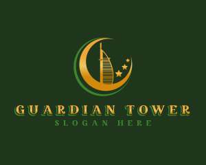 Dubai Luxury Tower logo design