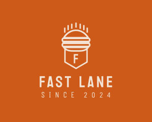 Fast Food Burger Diner logo design