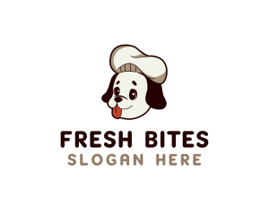 Food Chain - Puppy Dog Chef logo design