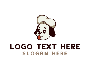 Cafe - Puppy Dog Chef logo design