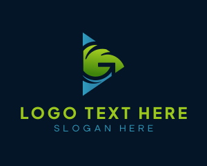 Play Button - Modern Multimedia Letter G logo design