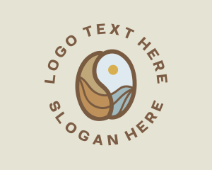 Brand - Coffee Bean Ocean logo design
