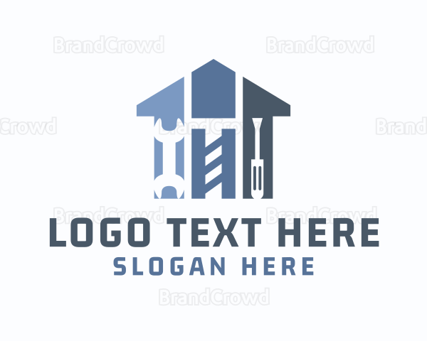 Home Repair Construction Tools Logo