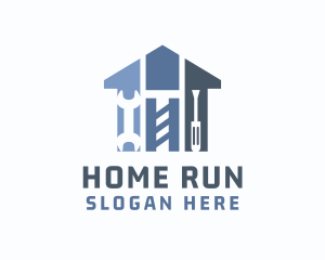 Home Repair Construction Tools logo design