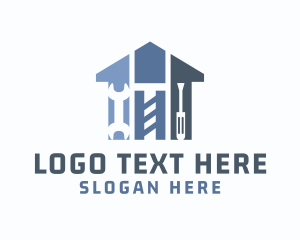 Home Repair Construction Tools Logo