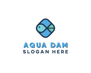 Aquatic Fish logo design