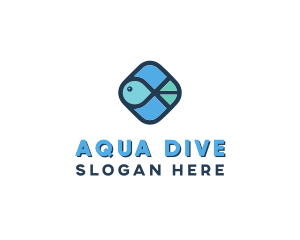 Aquatic Fish logo design