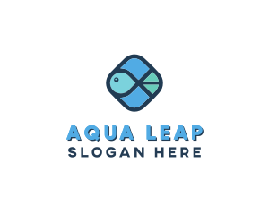 Aquatic Fish logo design