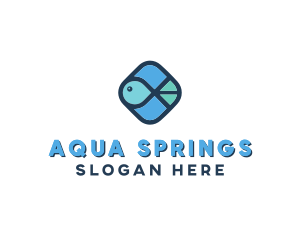 Aquatic Fish logo design