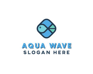 Aquatic Fish logo design