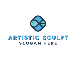 Aquatic Fish logo design