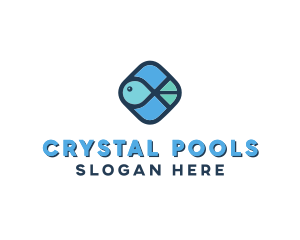 Pool - Aquatic Fish logo design