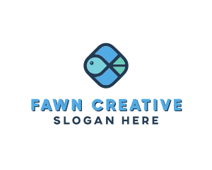 Aquatic Fish logo design