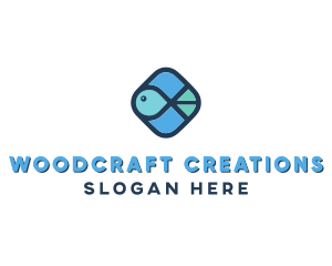 Aquatic Fish logo design