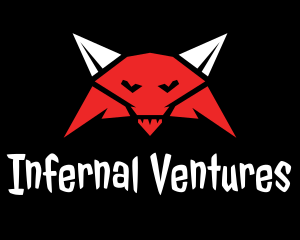 Satan - Evil Fox Skull logo design